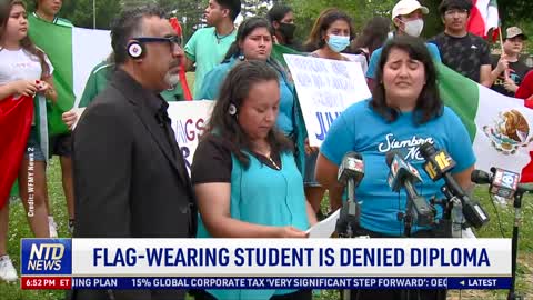 Flag-Wearing Student Denied Diploma