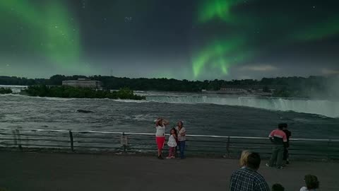 Niagara Falls Northern Lights No Sound