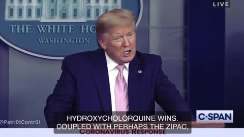 Trump - Hydroxychloroquine (HCQ) - A "Lost" Video