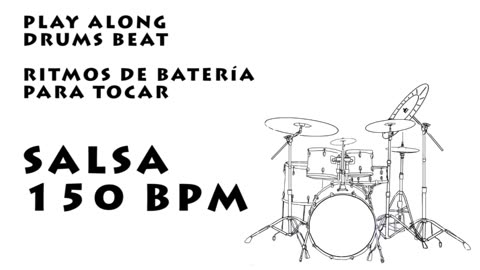 Salsa Drums 150 BPM - Percusión de Salsa 150 BPM