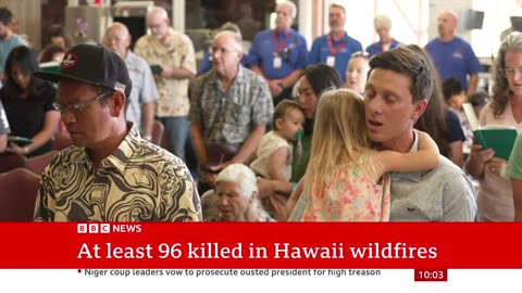 Maui fire: At least 96 killed by Hawaii wildfires - BBC News
