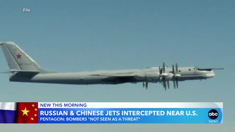 US intercepts Russian and Chinese bombers near Alaska