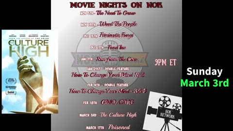 NOK Network Movie Nights This Weekend: The Culture High🎬