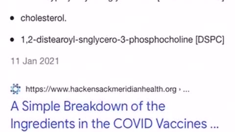 Simple google results of Vaccine 💉 ingredients takes 2 minutes has anyone you know that is Jabbed even looked into what they are putting in there body?