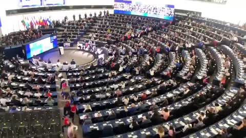 3. European Parliament May 11, 2022. Democracy. Primal scream. Clap now