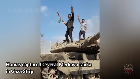 Insane moment of Israeli Merkava tank defeat by Palestinian fighters