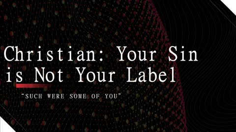 Your Sin is Not Your Itentity