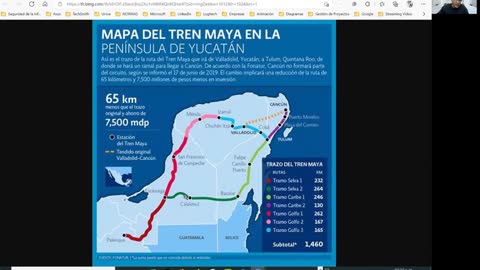 Comentarios sobre el tren maya