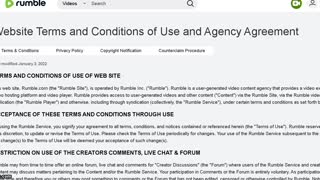 Rumble are not protecting Video makers