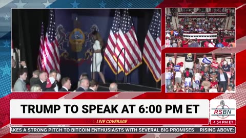 Alina Habba Speaks at Donald Trumps Rally in Harrisburg, PA