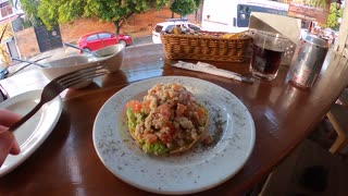 Tostada de Pescado en Puerto Vallarta