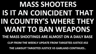 Targeted Individuals And Mass Shooters For Gun Control