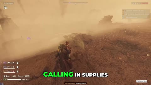 Helldivers 2 Requesting orbital strike! Calling in supplies!