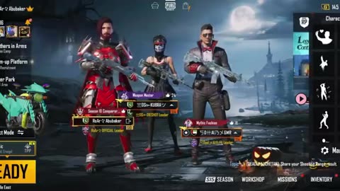 Joining A Random Squad of Naughty Rich Flirting Girls👩🏻‍🦳Like A bot😂 Ultimate Awm Shots🔥