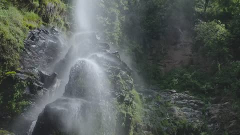 waterfall in forest