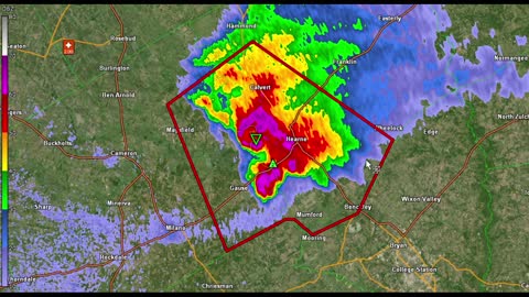 Severe Thunderstorm in Texas