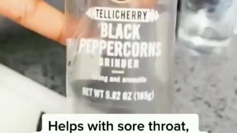 Quick remedy for sore throat, cough, and clear sinuses!