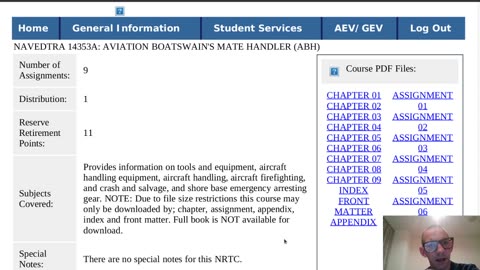 Summary of NAVEDTRA 14353A - Aviation Boatswain's Mate Handler (ABH)