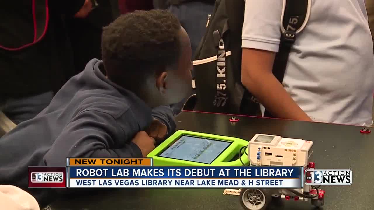 Robot Lab makes debut at West Las Vegas Library