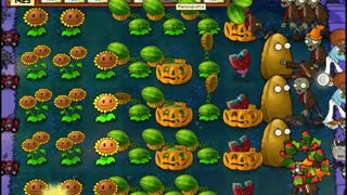 Plants vs Zombies Supervivencia 07 Noche Dificil