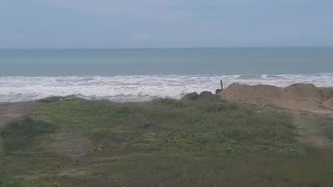 Watching High Tide from Balcony, Crucita Ecuador