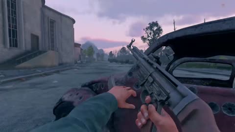 Enlisted | Wehrmacht Panzergrenadier fire on enemy infantry with StG44 from cover of the car wreck!