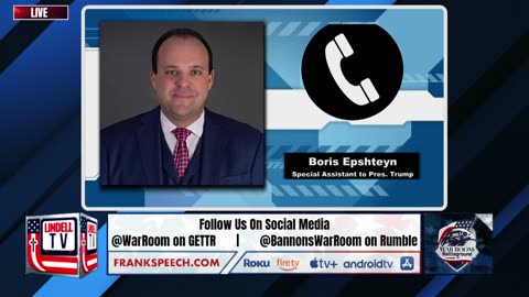 Boris Epshteyn Joins WarRoom To Give An Update On Trump’s Legal Cases