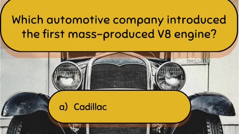 Automotive History Question 21