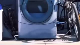 Homeless laundry in Los Angeles