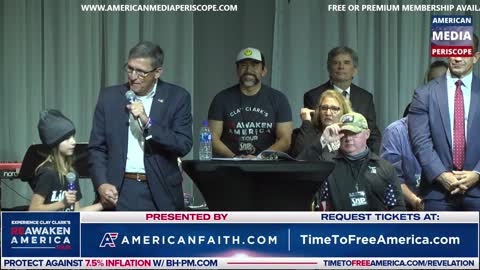 Canton, Ohio, Re-Awaken America Freedom Conference Speaker - Fionna and General Michael Flynn