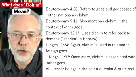 What does the word "elohim" in the Bible mean?