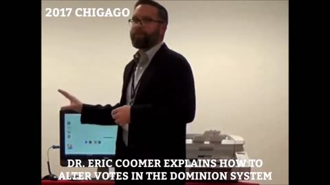 FLASHBACK: Eric Coomer explains how to alter votes via the Dominion voting system