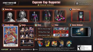 Street Fighter 6 - Official Capcom Cup Supporter Fighting Pass Trailer