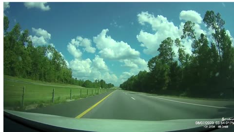 Impatient Driver Tries To Weave Between Cars Dash Cam Scene