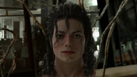 3d model Michael Jackson head video 1