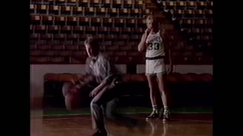 Nestle Crunch Bar | Commercial | Larry Bird | 1986