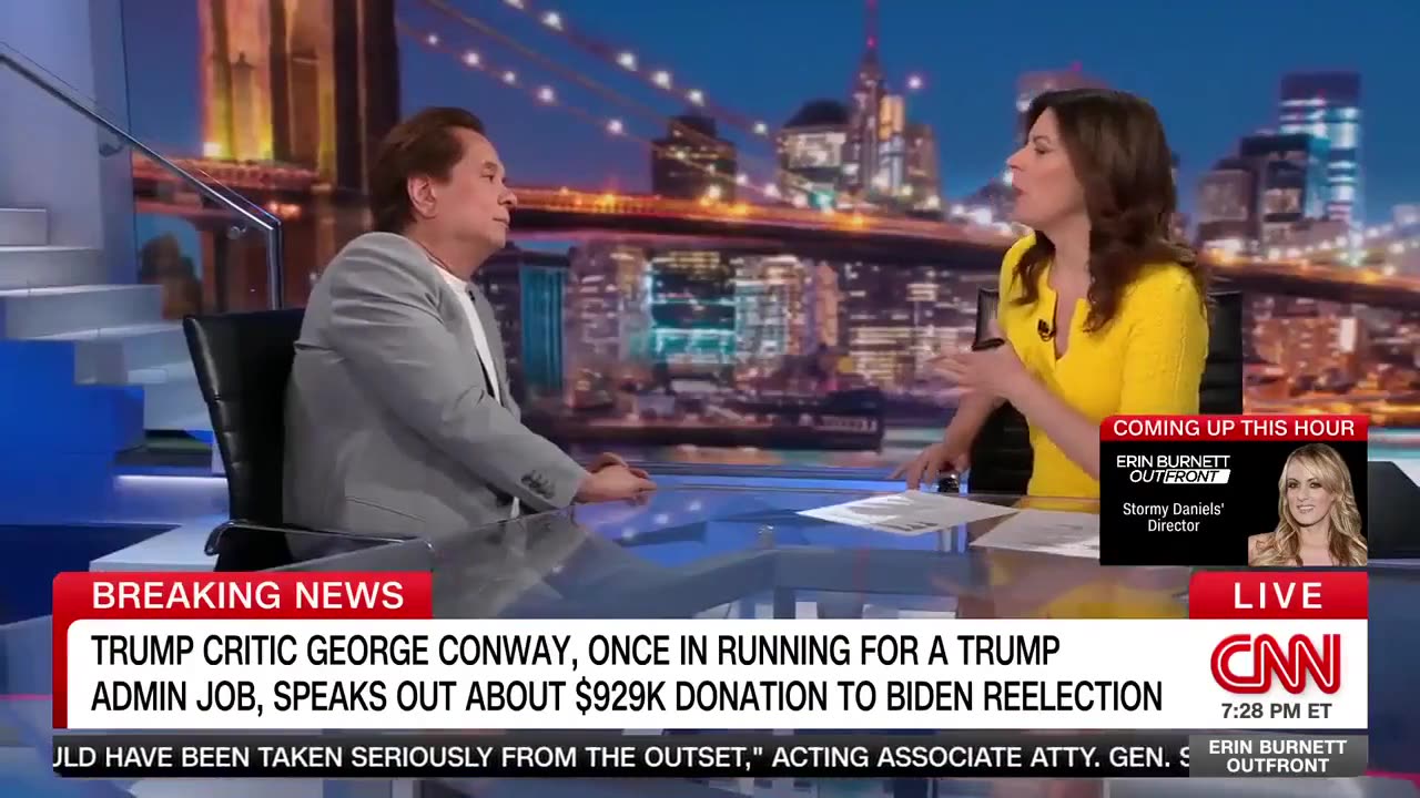 George Conway is really giving $929K to the Biden Campaign? Where on Earth did he get that money?