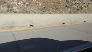 Road becomes smoother right after crossing out of California
