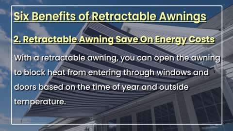 Six Things to Know About Retractable Awnings