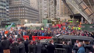 Patriots Start Massive USA Chant Outside Of Trump Trial