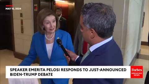 BREAKING NEWS- Pelosi Responds To Just-Announced Presidential Debate Between Biden And Trump