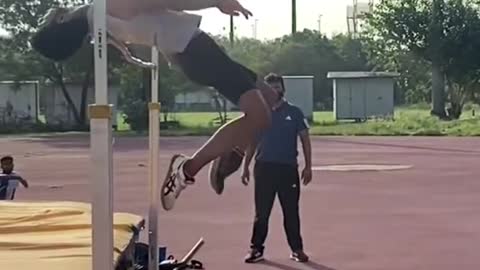 Kaisi Lgi technique! #shorts #highjump