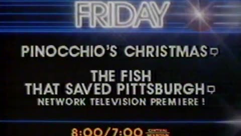 December 21, 1982 - ABC Promo for 'Pinocchio's Christmas' & 'The Fish That Saved Pittsburgh'