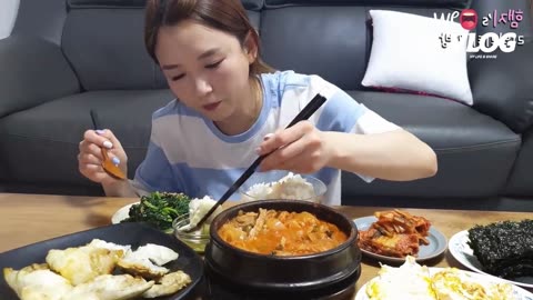 Real Mukbang Korean Home Feast with Kimchi Stew & MoreㅣREAL SOUNDㅣASMR MUKBANG