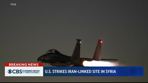 U.S. launches strike on weapons facility in Syria