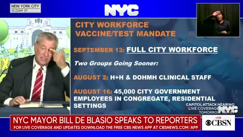 NY Is Mandating COVID Vaccine For City Workforce