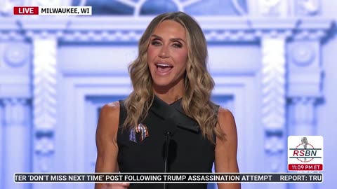 WATCH: Laura Trump at 2024 RNC in Milwaukee, WI - 7/16/2024
