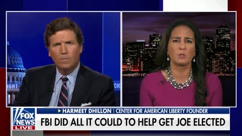 Tucker Carlson and Harmeet Dhillon discuss Facebook's suppression of the Hunter Biden laptop story