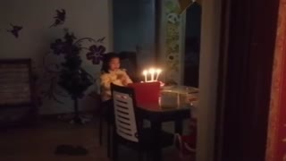 Medic Dad Sings Happy Birthday From Outside Front Door