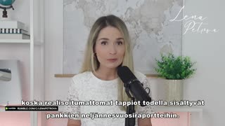 Lena Petrova - 525 miljardin dollarin pankkitappiot uhkaavat pankkeja, massiivinen pankkikriisi tulossa